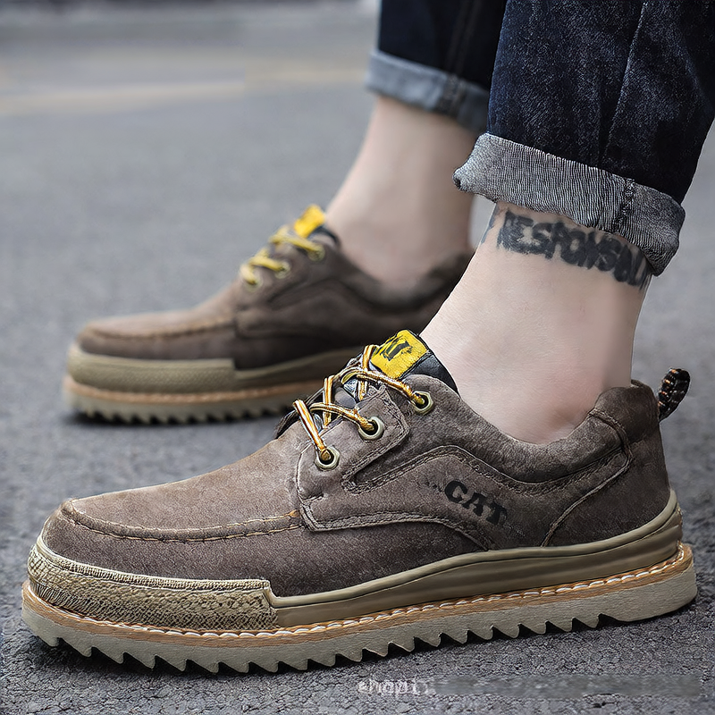 IVORIA RUGGRA Heritage Grip Leather Shoes