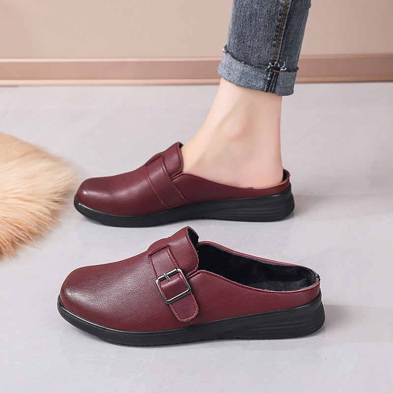 IVORIA ComfortShield Leather Sandals