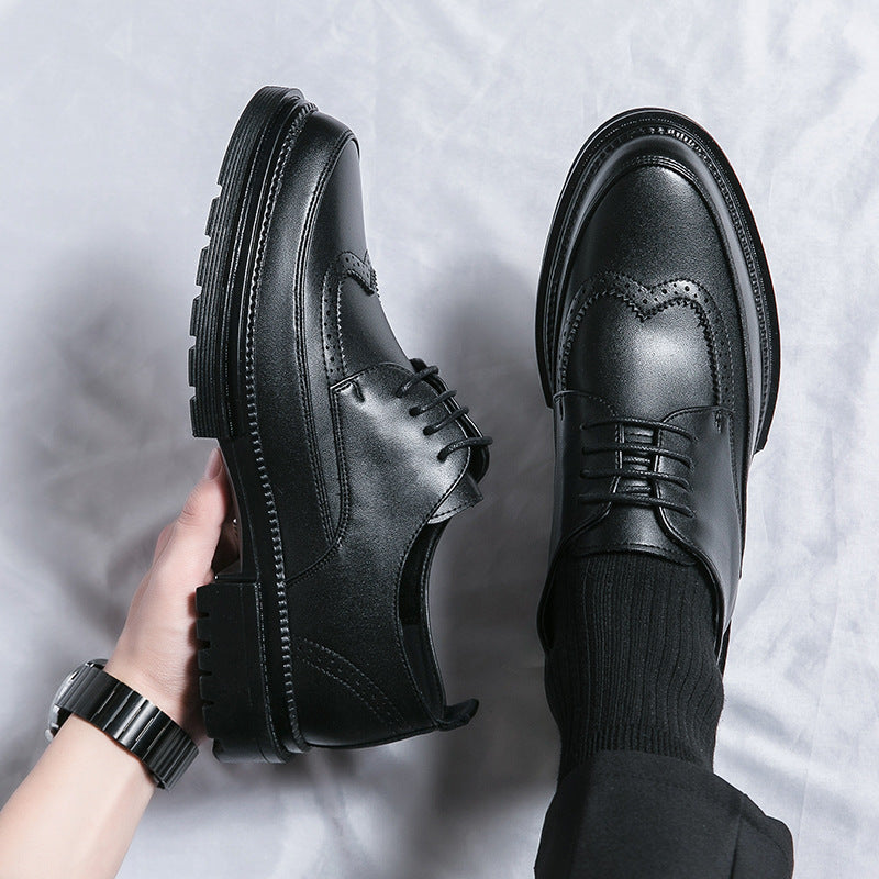 IVORIA Oxford Rise Brogue Platform Shoes