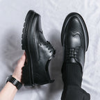IVORIA Oxford Rise Brogue Platform Shoes