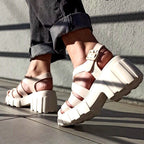 IVORIA RebelWave Chunky Jelly Sandals