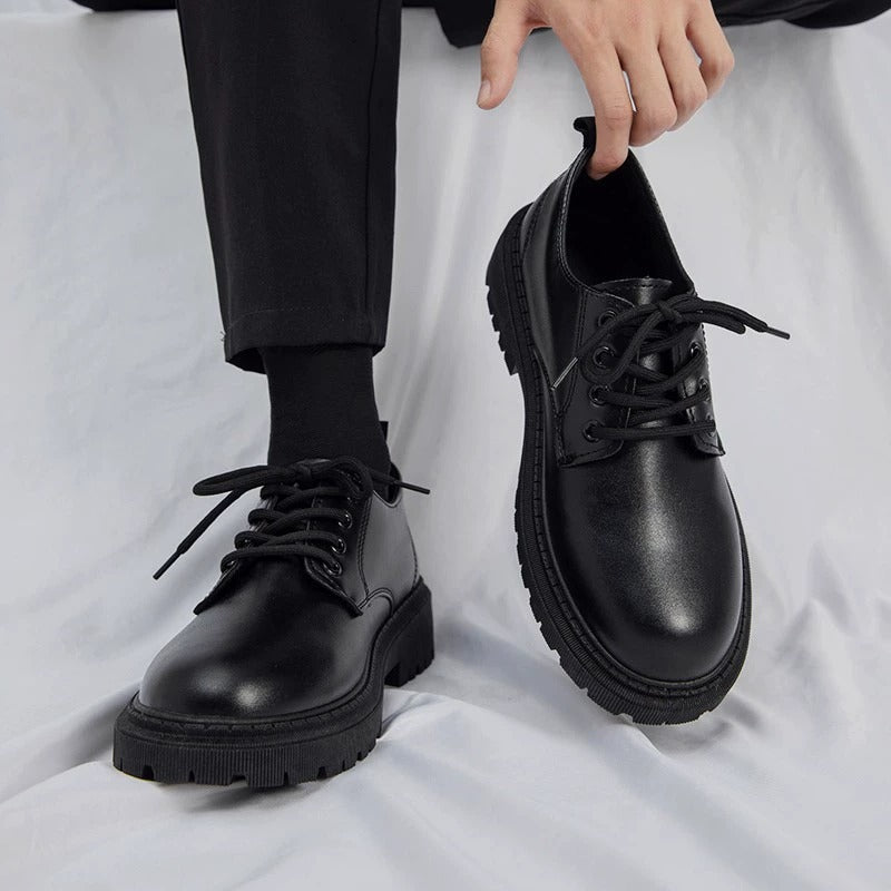 IVORIA Oxford Edge Casual Lace-Up Shoes