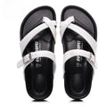 IVORIA CalmStep Leather Cork Slides