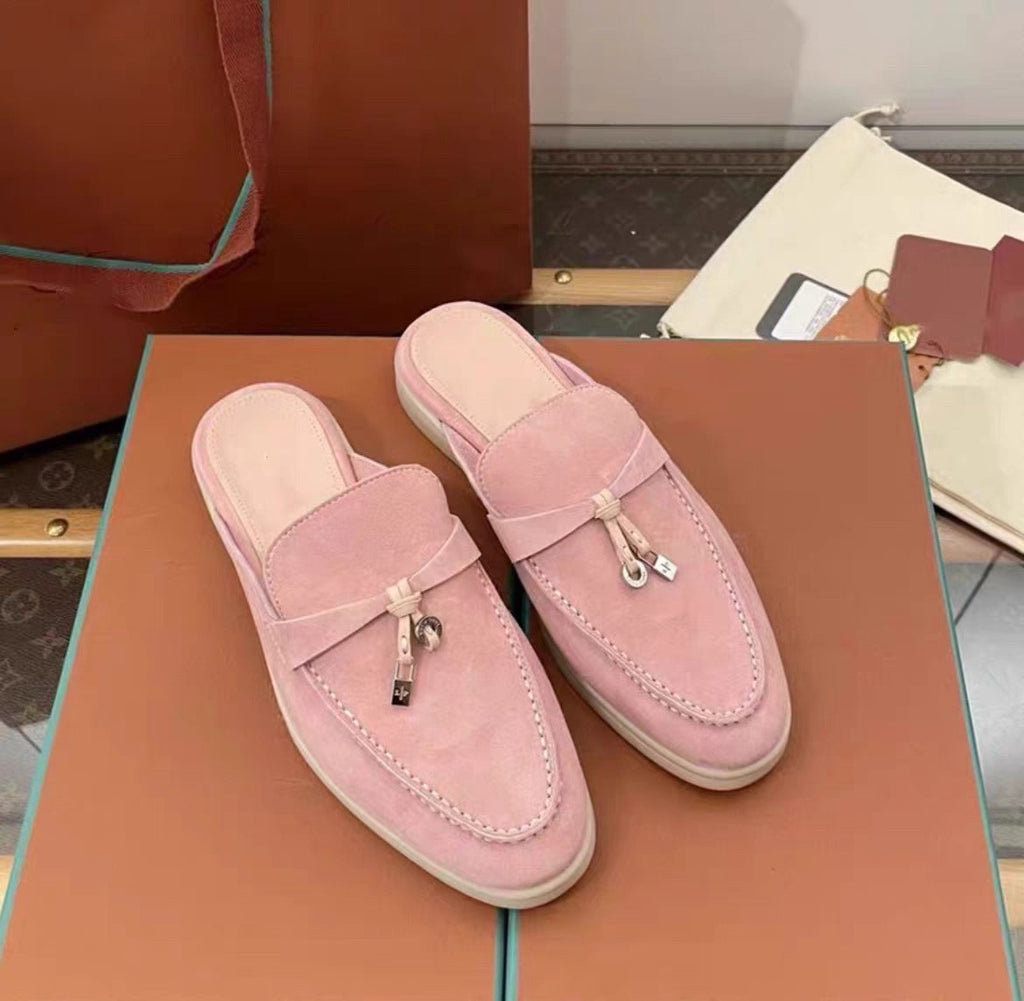 IVORIA Roselle Tassel Mules