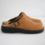 IVORIA Square-Toe Slip-On Sandals
