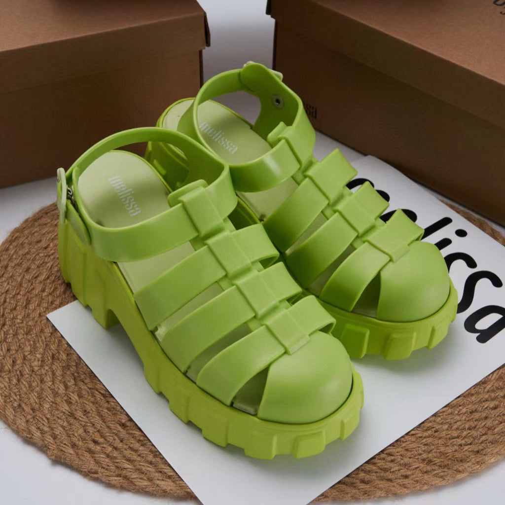 IVORIA RebelWave Chunky Jelly Sandals