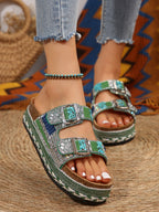 IVORIA CrystalCove Luxe Platform Sandals