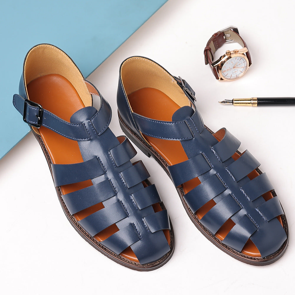 IVORIA Aurelius Roman Buckle Sandals