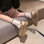 IVORIA FrostLift Retro Fleece Mule Clogs