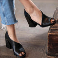 Ivoria Elan Open-Toe Heels