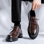 IVORIA Oxford Rise Brogue Platform Shoes