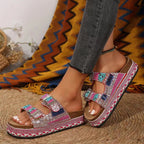 IVORIA CrystalCove Luxe Platform Sandals