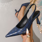Ivoria Verra Leather Slingbacks