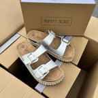 IVORIA Lumiera Buckle Comfort Slides
