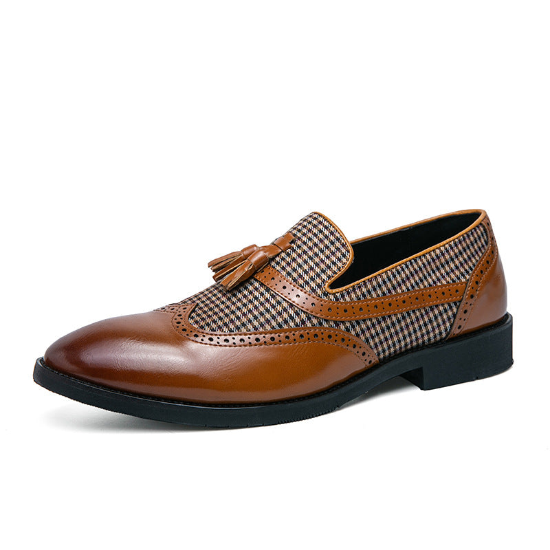 IVORIA Regent Tassel Leather Slip-On Loafers