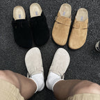 IVORIA TerraVelvet Leather Cork Clogs
