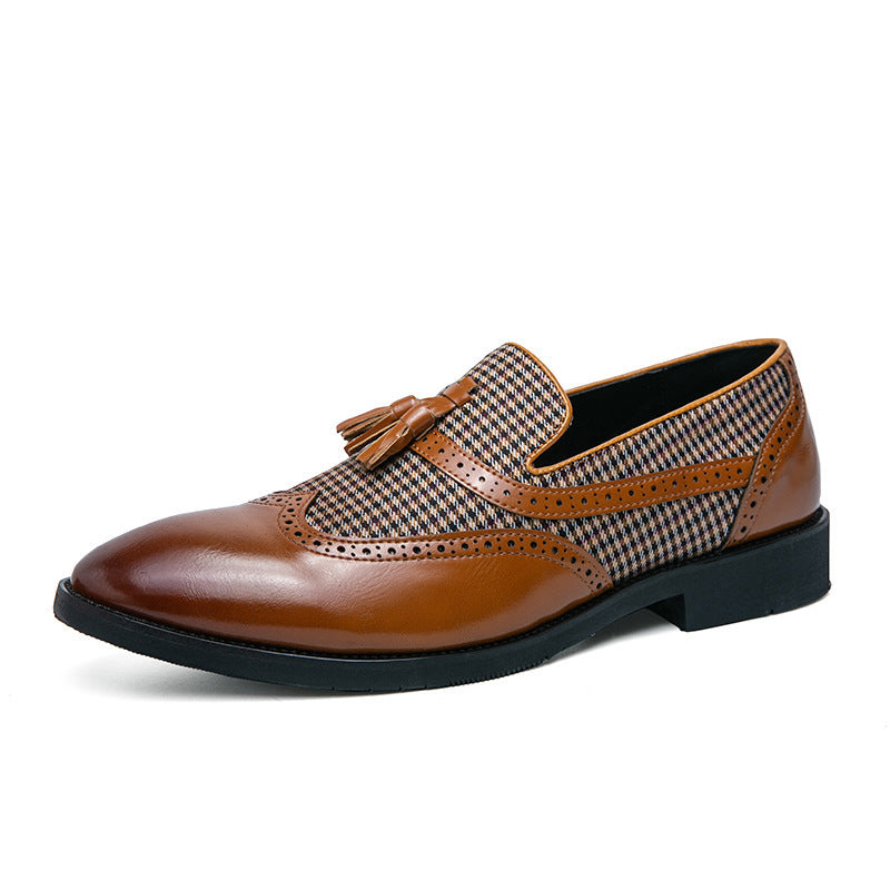IVORIA Regent Tassel Leather Slip-On Loafers