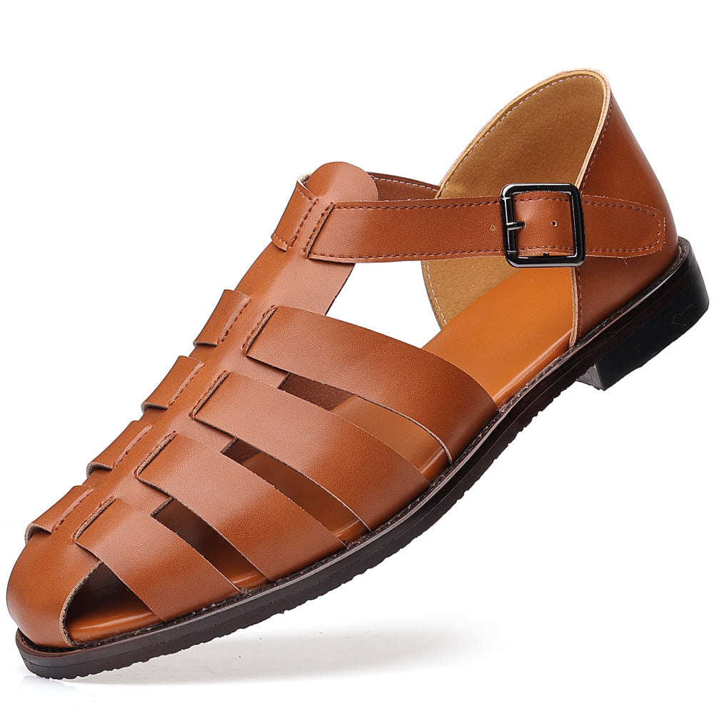 IVORIA Aurelius Roman Buckle Sandals