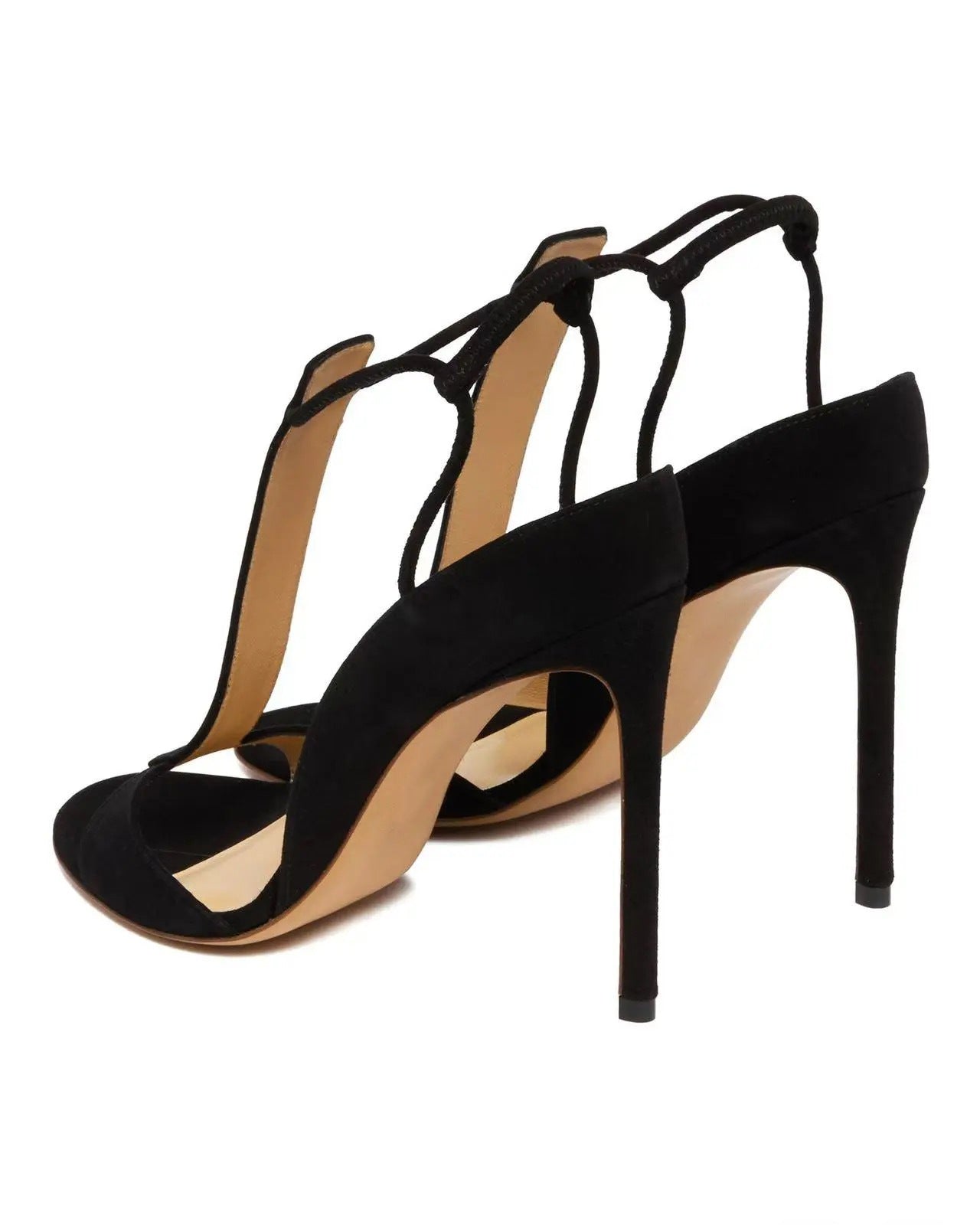 IVORIA Aurelia T-Strap Stiletto Heels