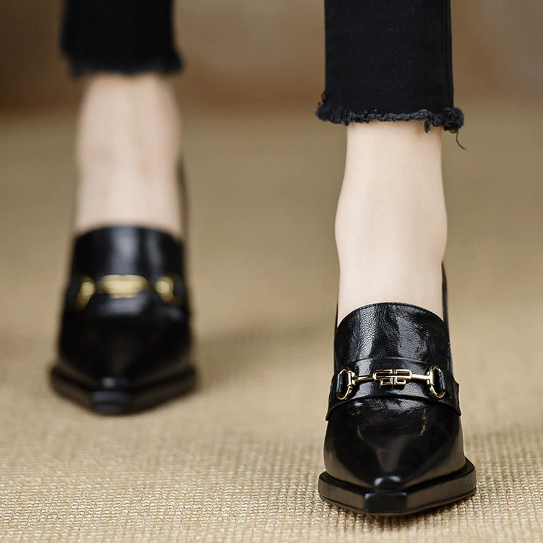 Ivoria Elaria Heritage Square-Toe Heels