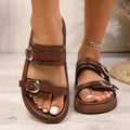 IVORIA Elise Buckle Comfort Sandals