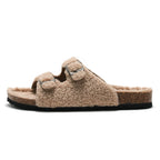 IVORIA CozyStep lambswool Cork Clogs
