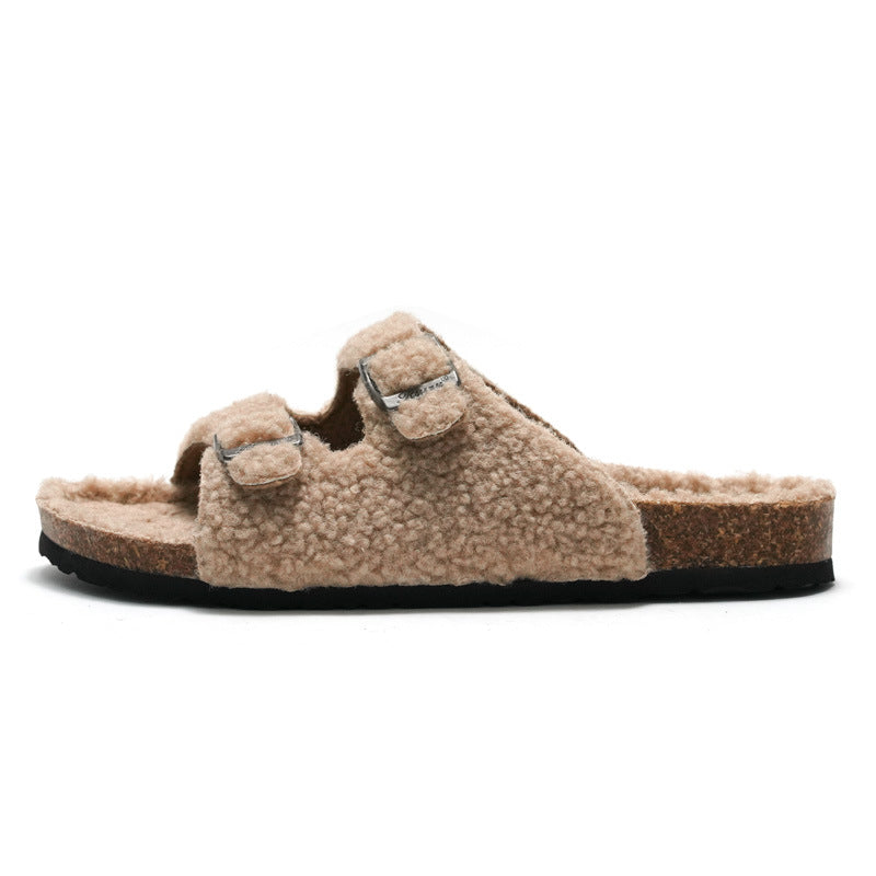IVORIA CozyStep lambswool Cork Clogs
