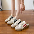 IVORIA StrideMuse Retro Slip-On Sneaker Mules