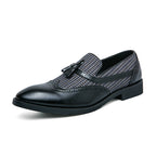 IVORIA Regent Tassel Leather Slip-On Loafers