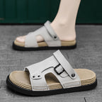 IVORIA DRIVEO Dual-Comfort Leather Sandals