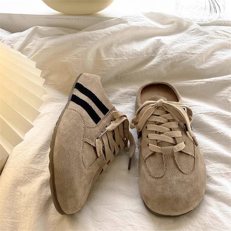 IVORIA Heritage Glide Retro Leather Mules