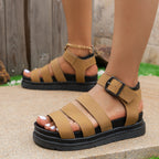 IVORIA UrbanCore Platform Sandals