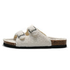 IVORIA CozyStep lambswool Cork Clogs