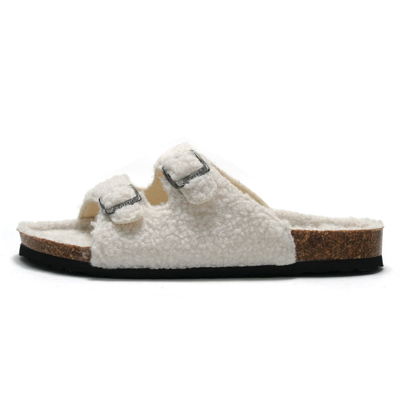 IVORIA CozyStep lambswool Cork Clogs