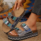 IVORIA CrystalCove Luxe Platform Sandals