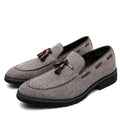 IVORIA Regent Plaid Tassel Loafers
