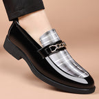 IVORIA Lucent Edge Patent Loafers