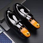 IVORIA Aurelius Patent Derby Loafers