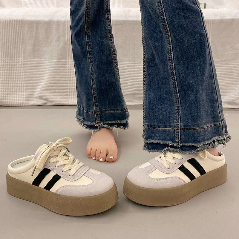 IVORIA LunaLift Platform Mule Sneakers