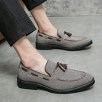 IVORIA Regent Plaid Tassel Loafers